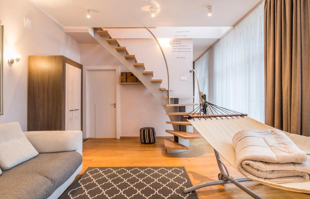 ריגה Central 2-Level Penthouse With Terrace And Free Parking מראה חיצוני תמונה